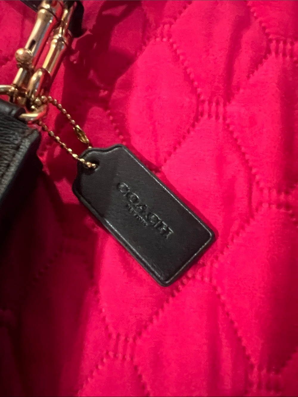 Coach Brown Signature Canvas Crossbody Tote with Gold Hardware - Picture 10 of 14